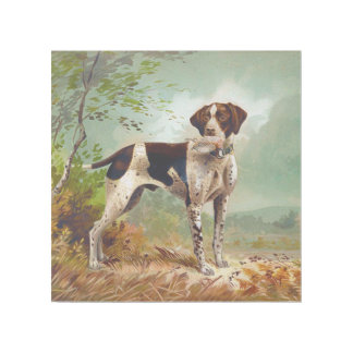 Hunter dog with bird in mouth gallery wrap