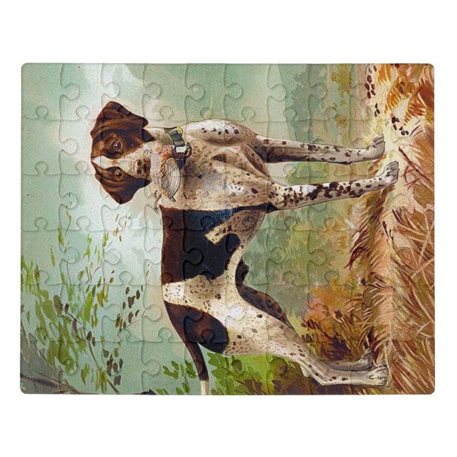 Hunter dog with bird in mouth jigsaw puzzle (Puzzle Horizontal)