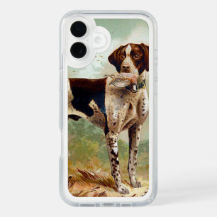 Hunter dog with bird in mouth iPhone 16 plus case
