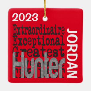 Hunter Extraordinaire CUSTOM Ceramic Ornament