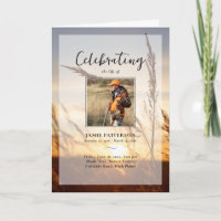 Hunter Fisherman Photo Celebration of Life Funeral