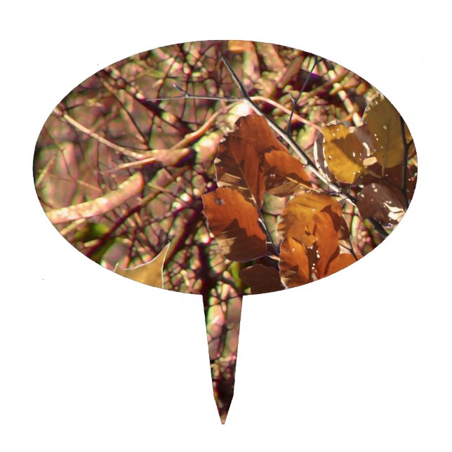 Hunter Forest Camouflage Painting Customize This Cake Topper (Front)