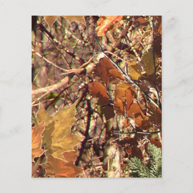 Hunter Forest Camouflage Painting Customize This Flyer (Front)