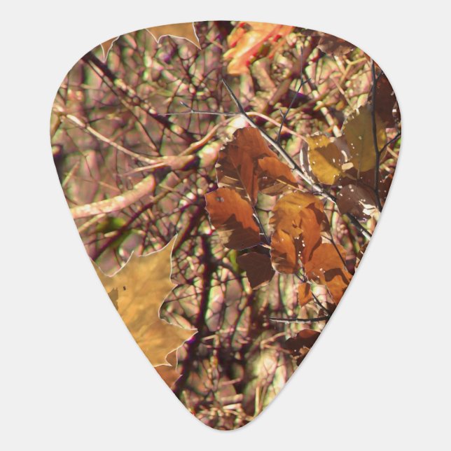 Hunter Forest Camouflage Painting Customize This Guitar Pick (Front)