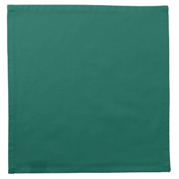 Hunter Forest Green Personalized Color Background Cloth Napkin by SilverSpiral at Zazzle