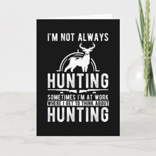 Hunter Gift Deer Card