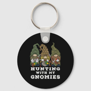 Hunter Gnomes Hunting With My Gnomies Duck Hunting Keychain