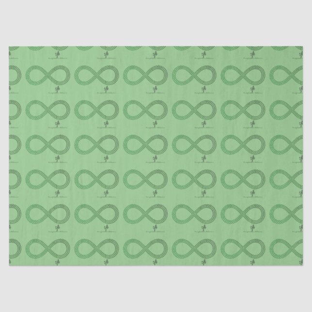 Hunter Gradient Infinity Hearts Tissue Paper (Front)