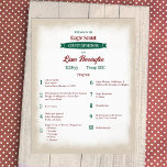 Hunter Green and Burgundy Eagle Program Flyer<br><div class="desc">A program flyer is a finishing touch for your court of honor ceremony. Hunter green and burgundy text and banner can be changed to other colors.</div>