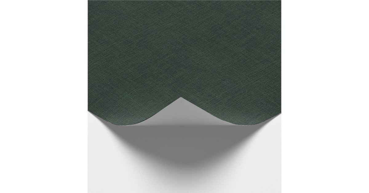 Hunter Green Burlap Texture Wrapping Paper | Zazzle