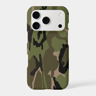 Hunter Green Camo iPhone 17 Pro Case
