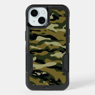 Hunter Green Camo iPhone 15 Case