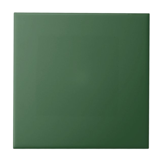 Hunter Green Ceramic Tile (Front)