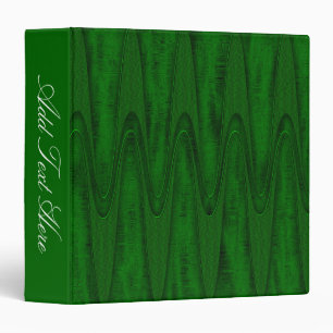 Hunter Green Design 3 Ring Binder