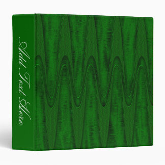 Hunter Green Design 3 Ring Binder