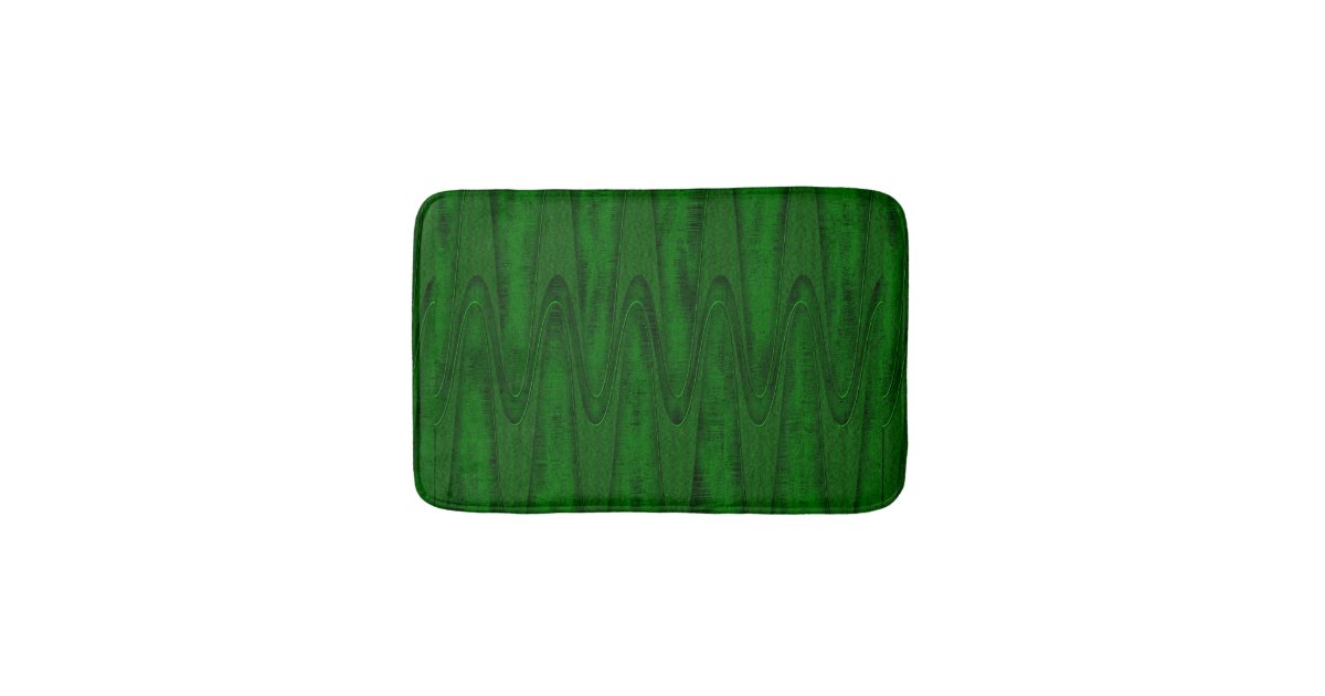 Hunter Green Design Bathroom Mat Zazzle