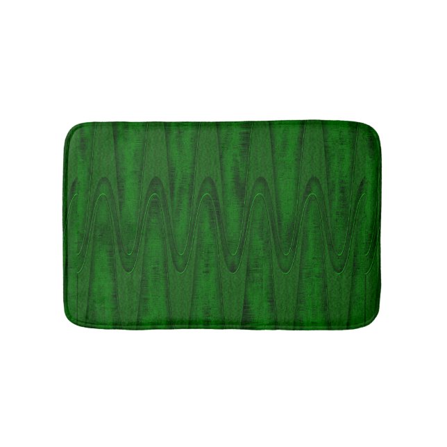 Hunter Green Design Bathroom Mat (Front)