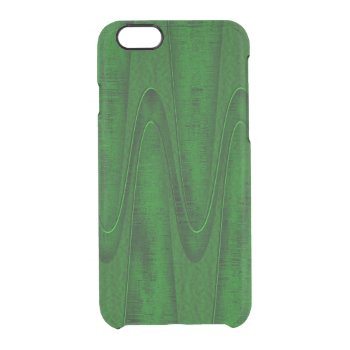 Hunter Green Design Clear iPhone 6/6S Case