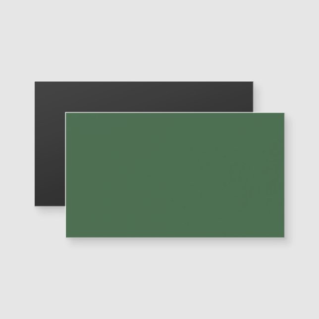 Hunter Green Magnetic Business Card (Front/Back)