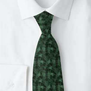 Hunter Green Mosaic Neck Tie