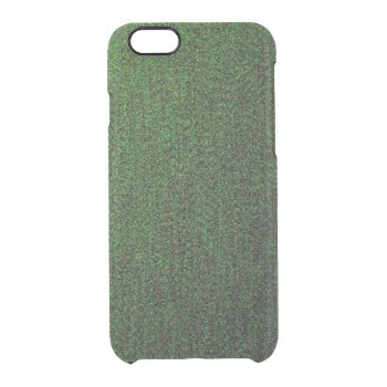 Hunter Green Shimmer Clear iPhone 6/6S Case