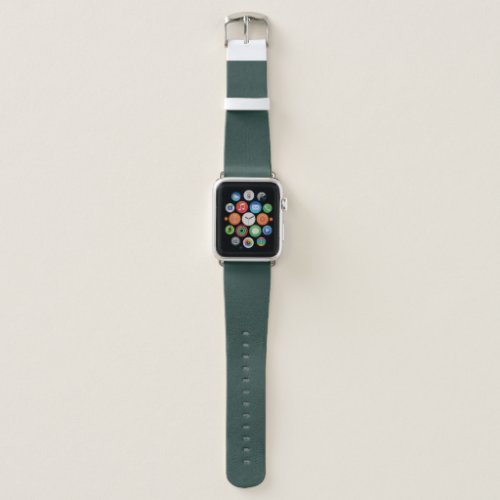 Hunter Green Solid Color Apple Watch Band