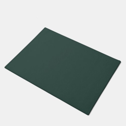 Hunter Green Solid Color Doormat