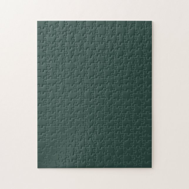 Hunter Green Solid Color Jigsaw Puzzle (Vertical)