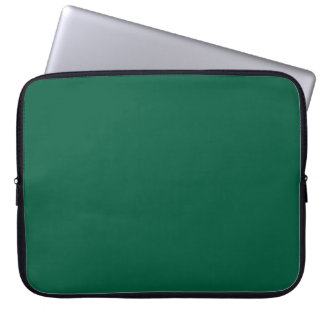 Hunter Green Solid Color laptop sleeve