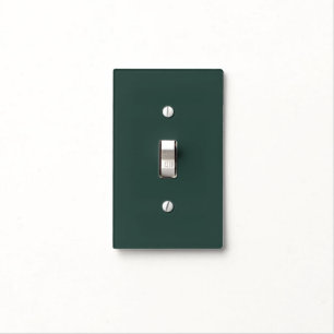 Hunter Green Solid Color Light Switch Cover