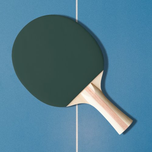 Hunter Green Solid Color Ping Pong Paddle