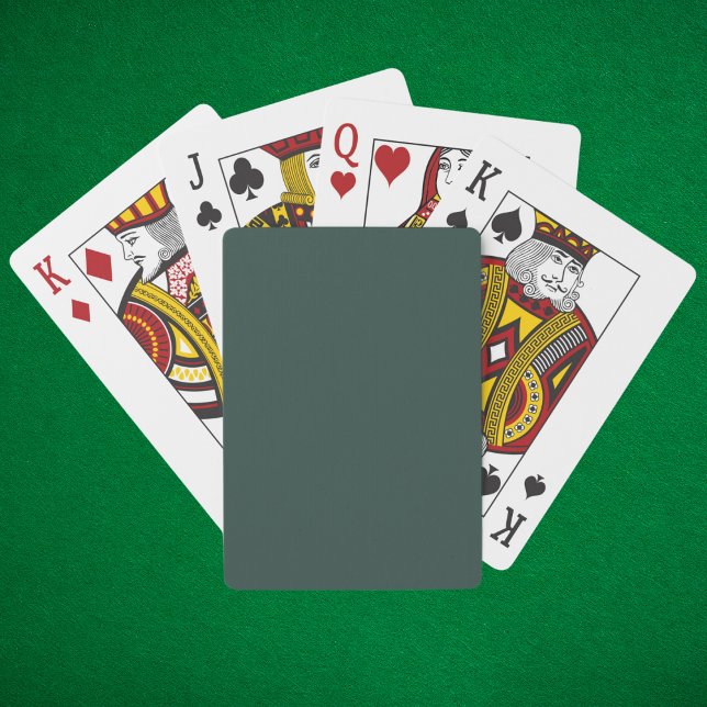 Hunter Green Solid Color Poker Cards (Creator Uploaded)