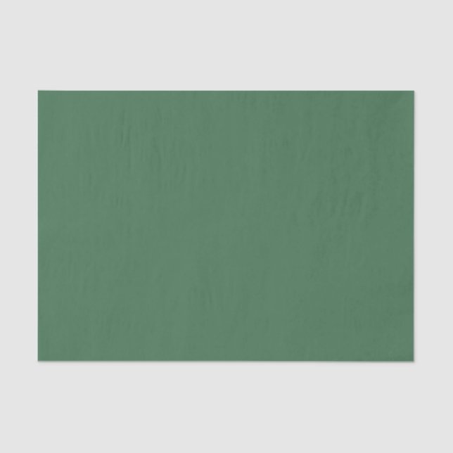 Hunter Green Solid Color Tissue Paper (Front)