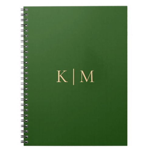 Hunter Green Spiral Notebook