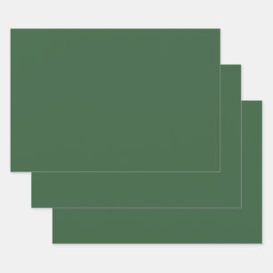 Hunter Green Wrapping Paper Sheets