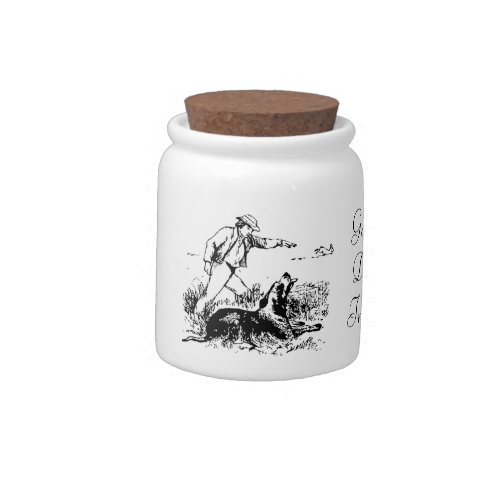 Hunter Hound  Hare Good Dog Treat Jar