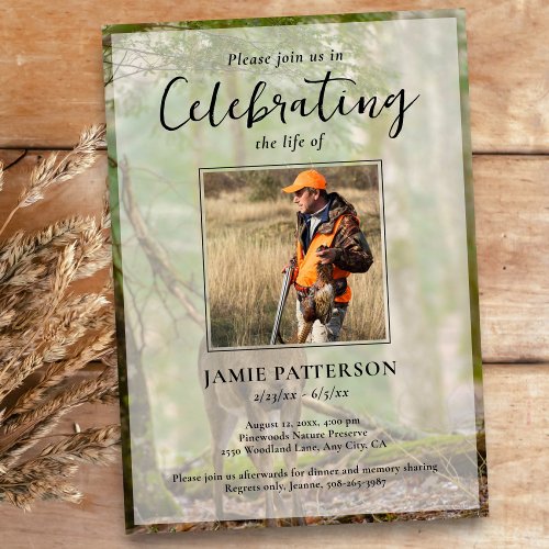 Hunter, Hunting Celebration of Life, Funeral Photo