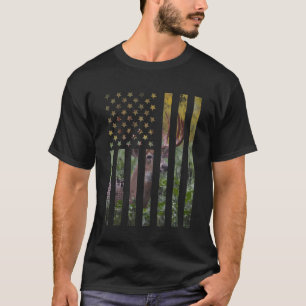 Hunter Hunting Hunt Deer Hunting Buck Elk American T-Shirt