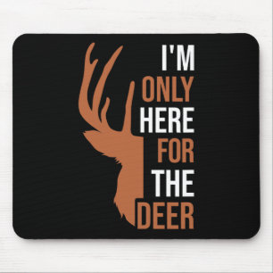 Hunter Hunting Hunt Deer Hunting Buck Elk Antlers  Mouse Pad