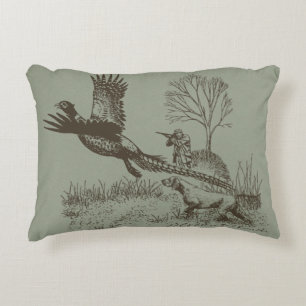 Hunter (Hunting with GSP) Accent Pillow