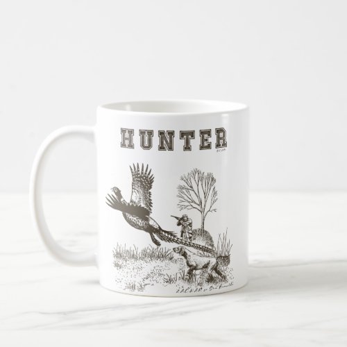 Hunter Hunting with GSP     Coffee Mug