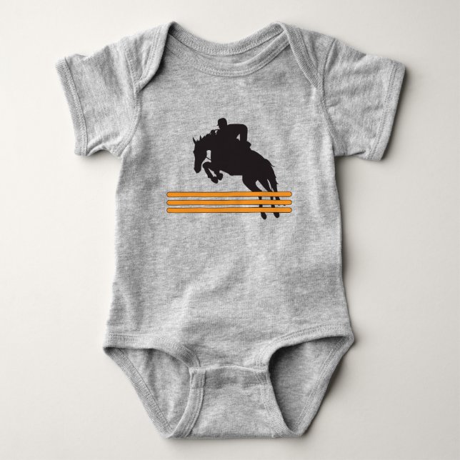 Hunter Jumper Baby Bodysuit (Front)