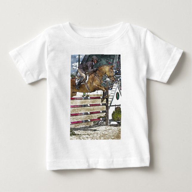 Hunter Jumper Baby T-Shirt (Front)