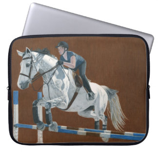 Hunter/Jumper Horse Laptop Sleeve