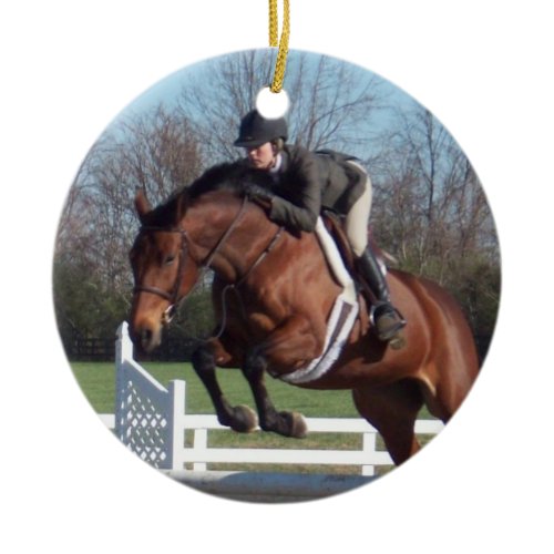 Hunter Jumper Horse Ornament