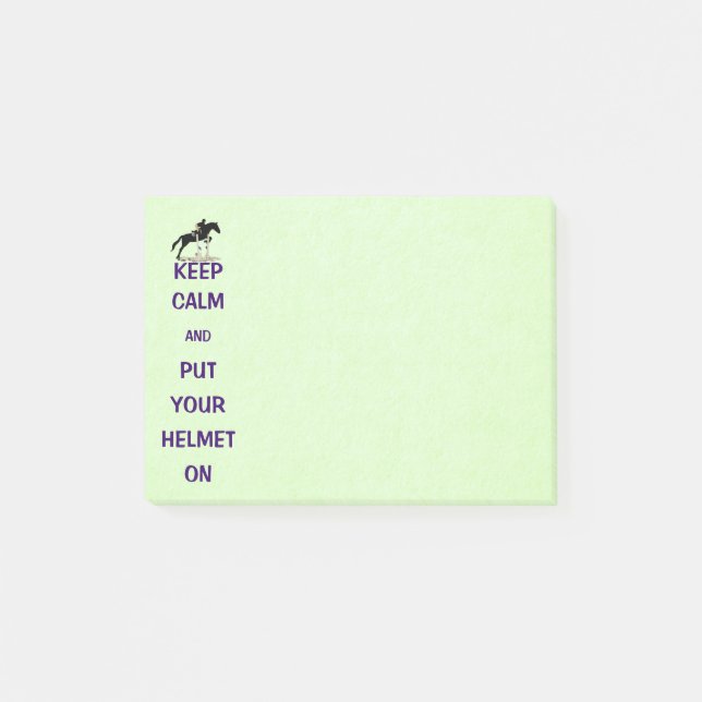 Hunter Jumper Horse Post-it Notes (Front)