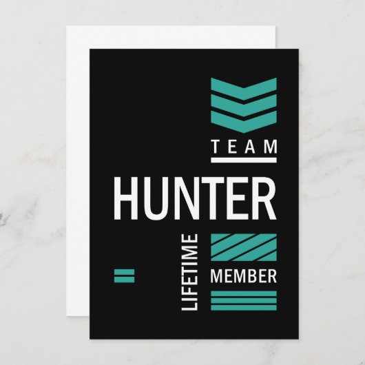 Hunter Lifetime Member (Front/Back)