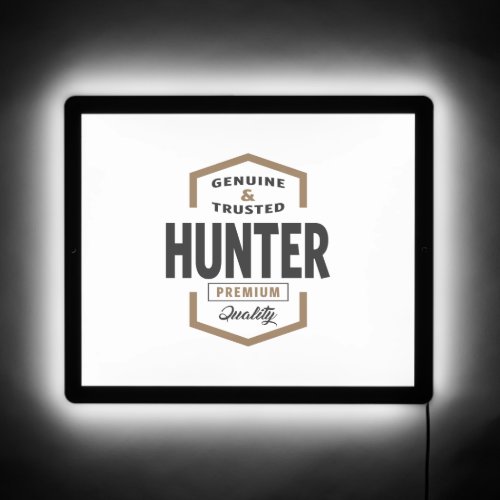 Hunter Logo Gift Ideas   LED Sign