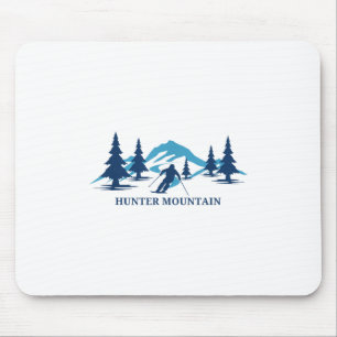 Hunter Mountain New York Ski Resort Skiing Skier _ Mouse Pad