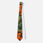 Hunter Orange Camo Tie